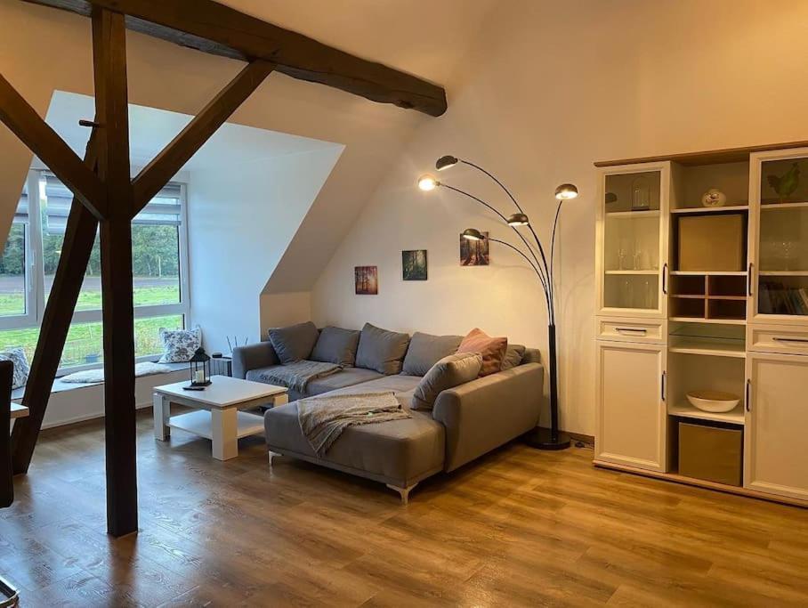 Wunderschoene Ferienwohnung Auf Dem Bauernhof Гревен Екстериор снимка